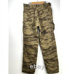 VTG Columbia Gallatin Range Pants Mens 38 x 35 Wool Blend Camo Cargo Hunting