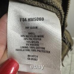 VTG Columbia MENS Large Gallatin Range Wool Blend Camo Full Zip Hooded Jacket