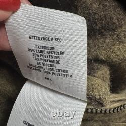 VTG Columbia MENS Large Gallatin Range Wool Blend Camo Full Zip Hooded Jacket