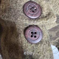 VTG Columbia MENS Large Gallatin Range Wool Blend Camo Full Zip Hooded Jacket