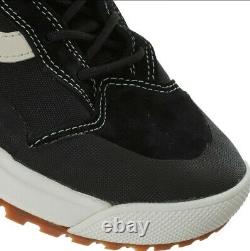 Vans Men Black Ultra range Leather Boots Size UK 9 NEW BOXED