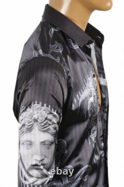 Versace Medusa Men Dress Shirt, Long sleeve, Size Medium