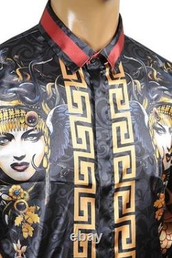 Versace Medusa Men Shirt, long sleeve, Size M