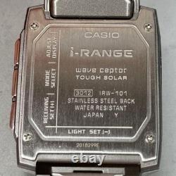 Very good condition CASIO i-RANGE radio solar watch IRW-101J Watch Nearly unused