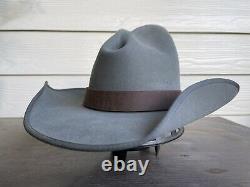 Vintage Antique Rugged Old West Cowboy Hat 6 7/8 Open Range Tom Mix Gus