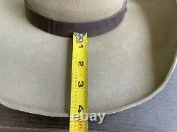 Vintage Antique Rugged Old West Resistol Cowboy Hat 7 1/8 Open Range Tom Mix Gus