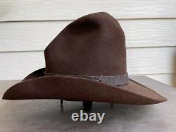 Vintage Antique Rugged Old West Resistol Cowboy Hat 7 Open Range Tom Mix Gus