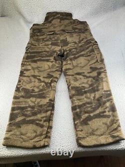 Vintage Columbia Bib Overalls Mens Medium Brown Wool Gallatin Range Camo Hunting