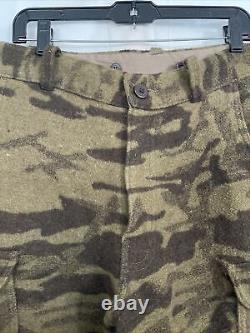 Vintage Columbia Wool Blend PHG Gallatin Range Camo Pants 36 X 33 Mens Hunting