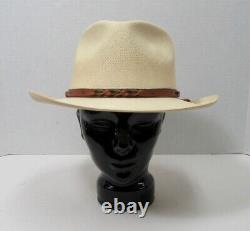 Vintage Dobbs Cowboy Hat XL A1920 Range Natural Vg+