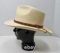 Vintage Dobbs Cowboy Hat XL A1920 Range Natural Vg+