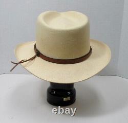 Vintage Dobbs Cowboy Hat XL A1920 Range Natural Vg+