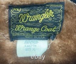 Vintage Made In USA Wrangler Wrange Coat Courdroy