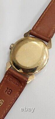 Vintage Omega 1940s WWII Military Tear Drop Cal. R17.8 Men's Watch Serviced