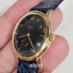 Vintage Omega Automatic Bumper Cal. 28.10 RA Mens Black Dial Watch Serviced