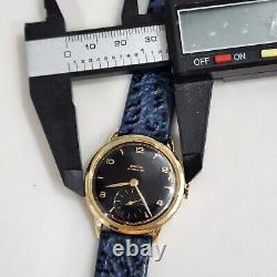 Vintage Omega Automatic Bumper Cal. 28.10 RA Mens Black Dial Watch Serviced