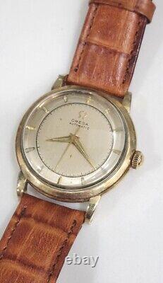 Vintage Omega Automatic Bumper Cal 351 Ref G 6232 Mens Gold Filled Watch Working