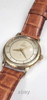 Vintage Omega Automatic Bumper Cal 351 Ref G 6232 Mens Gold Filled Watch Working