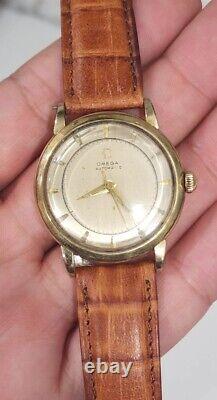 Vintage Omega Automatic Bumper Cal 351 Ref G 6232 Mens Gold Filled Watch Working