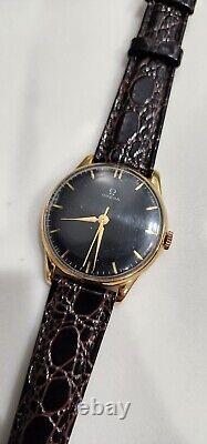 Vintage Omega Cal. 30T2 Men's Military WWII Black Dial Watch