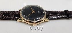 Vintage Omega Cal. 30T2 Men's Military WWII Black Dial Watch