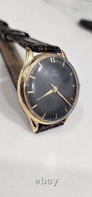 Vintage Omega Cal. 30T2 Men's Military WWII Black Dial Watch