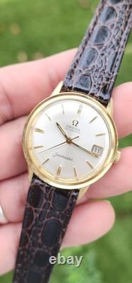 Vintage Omega Samaster Ref KM 6363 Cal. 563 Men's 14k GF 1960'S Dress Watch