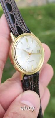 Vintage Omega Samaster Ref KM 6363 Cal. 563 Men's 14k GF 1960'S Dress Watch