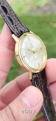Vintage Omega Samaster Ref KM 6363 Cal. 563 Men's 14k GF 1960'S Dress Watch