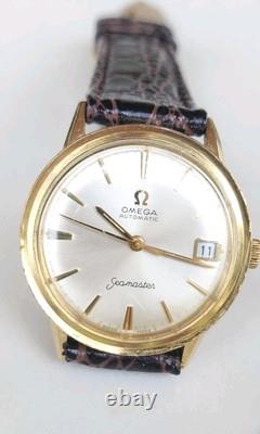 Vintage Omega Samaster Ref KM 6363 Cal. 563 Men's 14k GF 1960'S Dress Watch