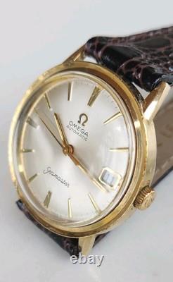 Vintage Omega Samaster Ref KM 6363 Cal. 563 Men's 14k GF 1960'S Dress Watch