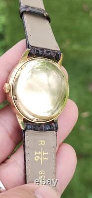 Vintage Omega Samaster Ref KM 6363 Cal. 563 Men's 14k GF 1960'S Dress Watch