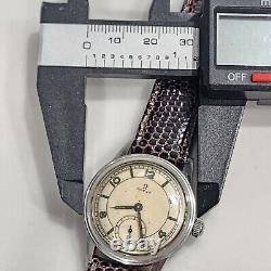 Vintage Omega WWII Cal. R17.8 Men's Military 1940s Watch Ref 2144 Serviced