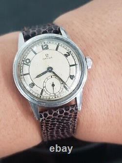 Vintage Omega WWII Cal. R17.8 Mens Military 1940s Watch Ref 2144 Serviced
