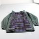 Vintage Patagonia Nuevo Range Jacket Mens Large Green Synchilla Aztec Bull's Eye