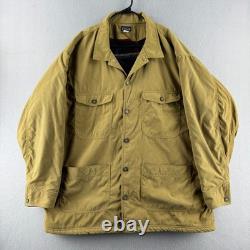 Vintage Patagonia Work Range Chore Coat Mens 2XL Tan Aztec Fleece Lined 90s 1996