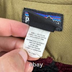 Vintage Patagonia Work Range Chore Coat Mens 2XL Tan Aztec Fleece Lined 90s 1996