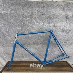 Vintage Shogun 600 Road Bike Frame 58cm Tange CRMO Blue 700c 126mm 1980s