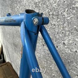 Vintage Shogun 600 Road Bike Frame 58cm Tange CRMO Blue 700c 126mm 1980s