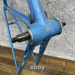 Vintage Shogun 600 Road Bike Frame 58cm Tange CRMO Blue 700c 126mm 1980s