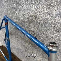 Vintage Shogun 600 Road Bike Frame 58cm Tange CRMO Blue 700c 126mm 1980s