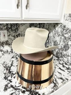 Vintage Stetson 4x Beaver Felt Western Cowboy Hat Open Road Range Men's 6 7/8