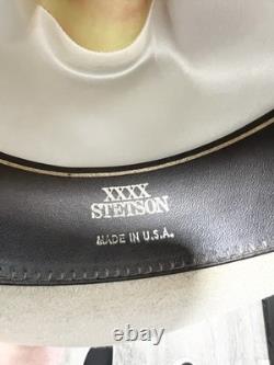 Vintage Stetson 4x Beaver Felt Western Cowboy Hat Open Road Range Men's 6 7/8 Vintage Stetson 4x Beaver Felt Western Cowboy Hat Open Road Range Men's 6 7/8