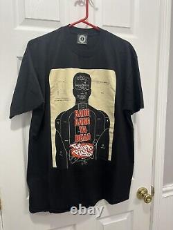 Vintage Third Rail Conart Style Graffiti Shooting Range Parody Graphic Shirt