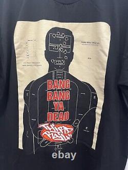 Vintage Third Rail Conart Style Graffiti Shooting Range Parody Graphic Shirt