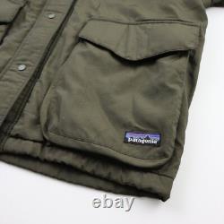 Vtg 90s 1995 Patagonia Canvas Nuevo Range Aztec Synchilla Coat Jacket Mens Small