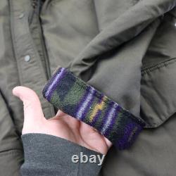 Vtg 90s 1995 Patagonia Canvas Nuevo Range Aztec Synchilla Coat Jacket Mens Small