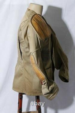 Vtg Army Cloth 10X Imperial Sanforized Men's Shooting Range Jacket with Patches 36