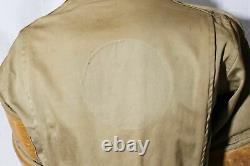 Vtg Army Cloth 10X Imperial Sanforized Men's Shooting Range Jacket with Patches 36