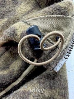 Vtg Columbia Gallatin Range Wool Jacket Brown Camo Full Zip Hunting Mens 2XL